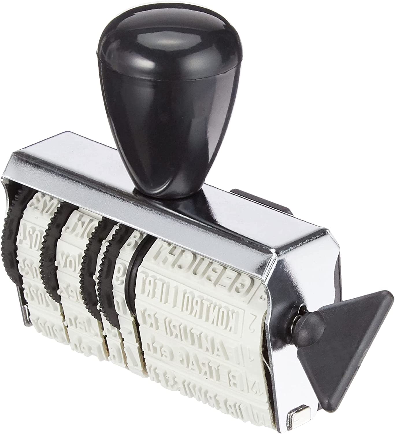 Trodat Classic 1117 – Datumsstempel mit Wortband, Deutsche Monate, Abdruck ca. 6 x 56 mm