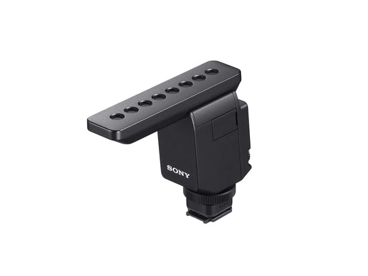 Sony ECM-B1M, Kompaktes Shotgun Mikrofon, Super-Richtcharakteristik, Leicht & Tragbar, Ideal für Kameras, Vlogs, Interviews, Content Kreation