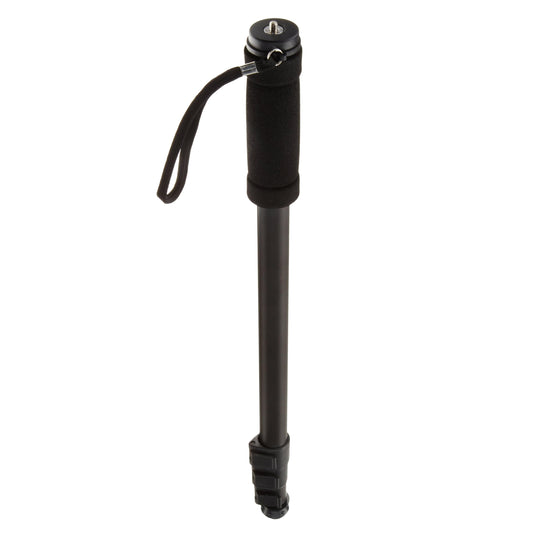 Amazon Basics - 54 bis 170 cm Leichtes Tragbares Ausziehbares Kamera- Und Fotografie-Einbeinstativ, Aluminium, Teleskop, Schwarz