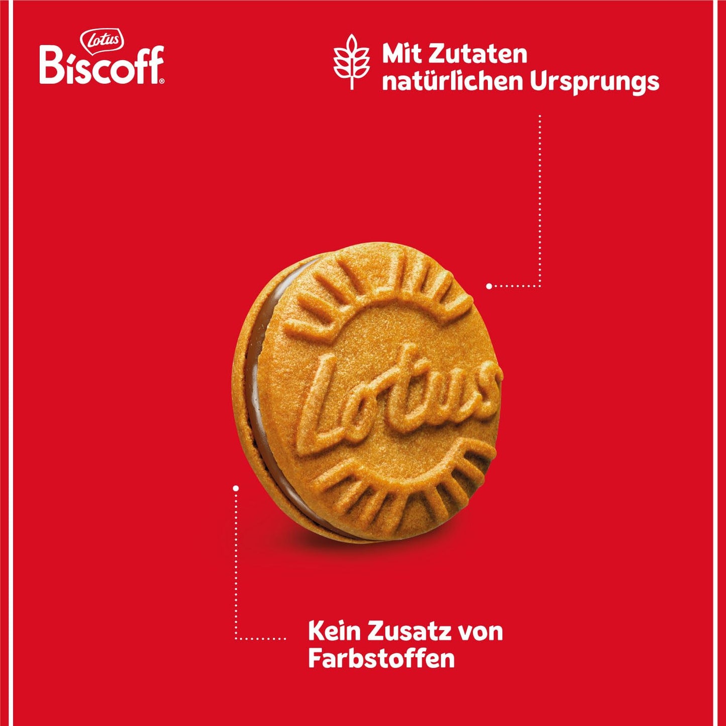 Lotus Biscoff | Sandwich-Doppelkekse mit Schokoladengeschmack | 15 Sandwich-Kekse pro Packung | Nur Natürliche Inhaltsstoffe | Ohne Farbstoffe oder Zugesetzte Aromen | 9x150g | 1,35kg