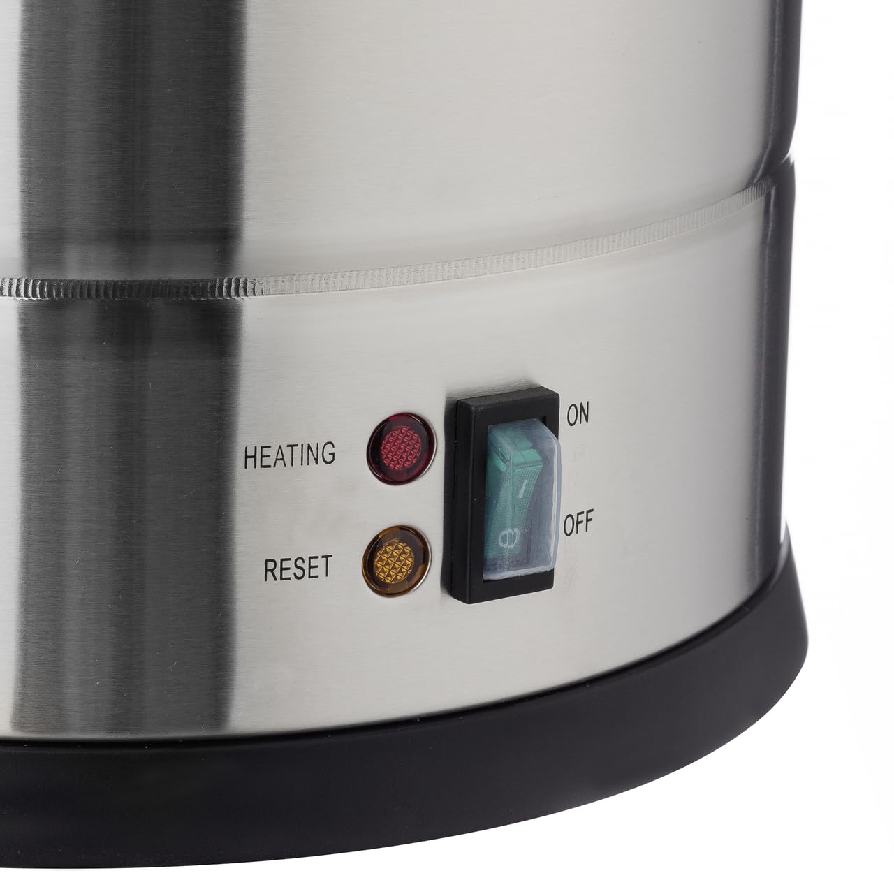 METRO Professional Kaffeemaschine GCM4015, 15 Liter, 100 Tassen, 1650 W, mit Filter, Warmhaltefunktion, Überhitzungsschutz, Füllstandsanzeige, Kühle Außenwand, Deckelverschluss, silber