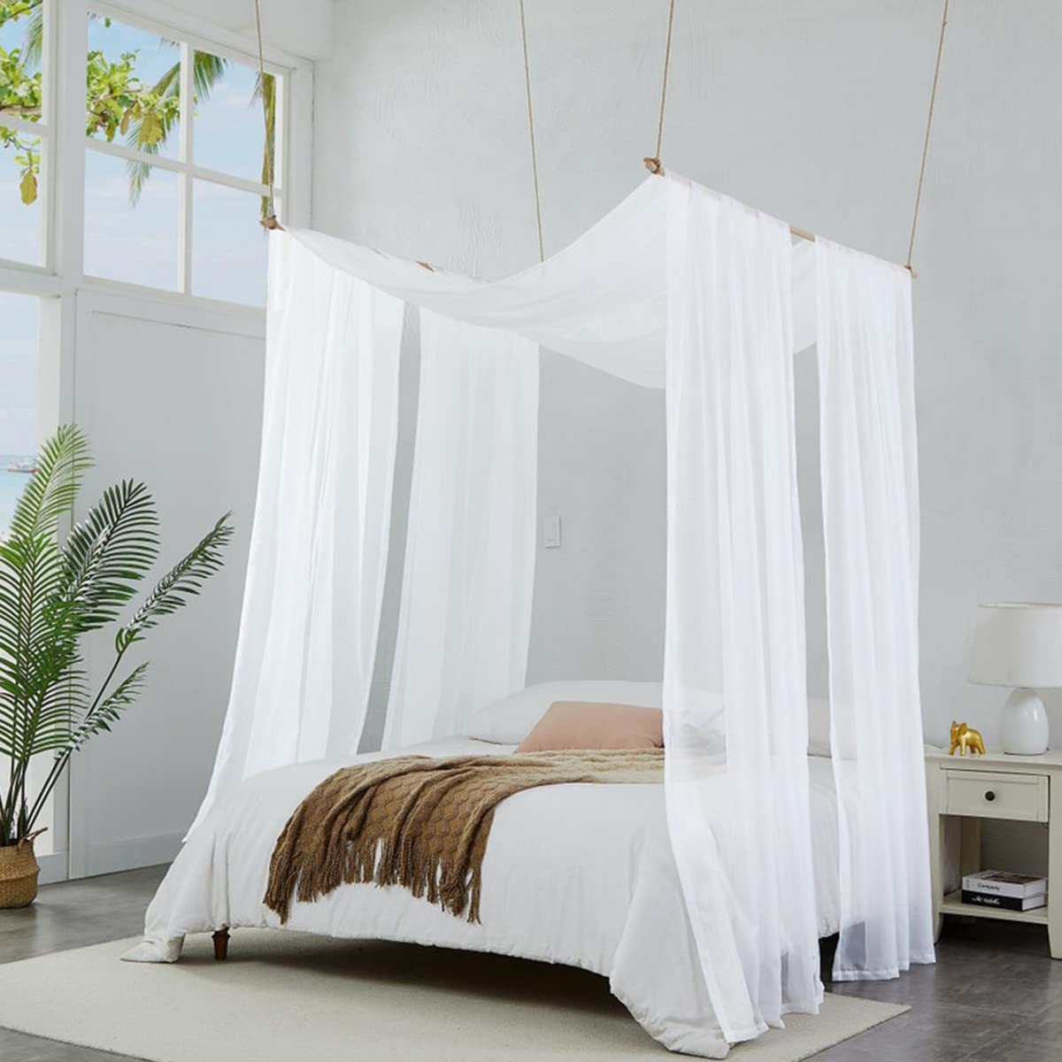 JTOOYS Weißer Vorhang für Hochzeit, 1 Stück, 130 x 550 cm, Vorhang, Hochzeitsbogen, Wandbehang, romantisch, Hochzeit, Dekoration für Wohnzimmer, Hochzeitsfeier, Zeremonie, Bühnendekoration