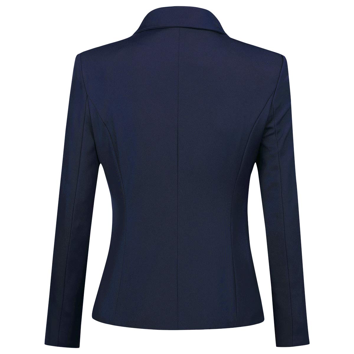 YYNUDA Anzug Set Damen Business Hosenanzug Slim Fit Blazer mit Anzughosen Elegant für Office Hochzeit Blau L