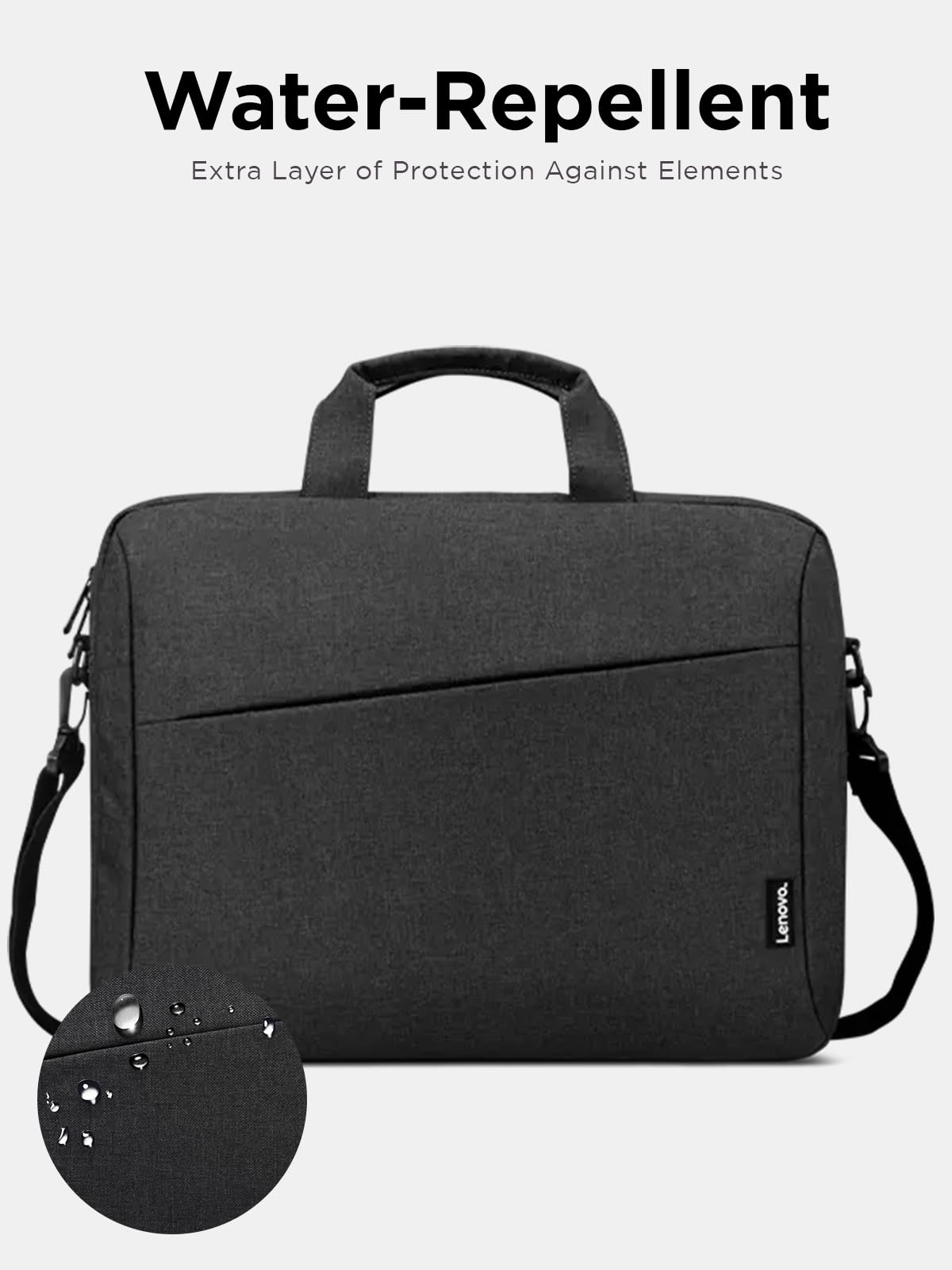 Lenovo [Tasche] 15,6 Zoll Casual Topload Laptop Tasche T210 (wasserabweisend), works with Chromebook (WWCB), schwarz, 435 g (0.90 lbs)