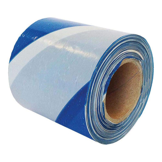 Reis TASO100NW-251S Warnband, Blau-Weiß, 100 m Größe