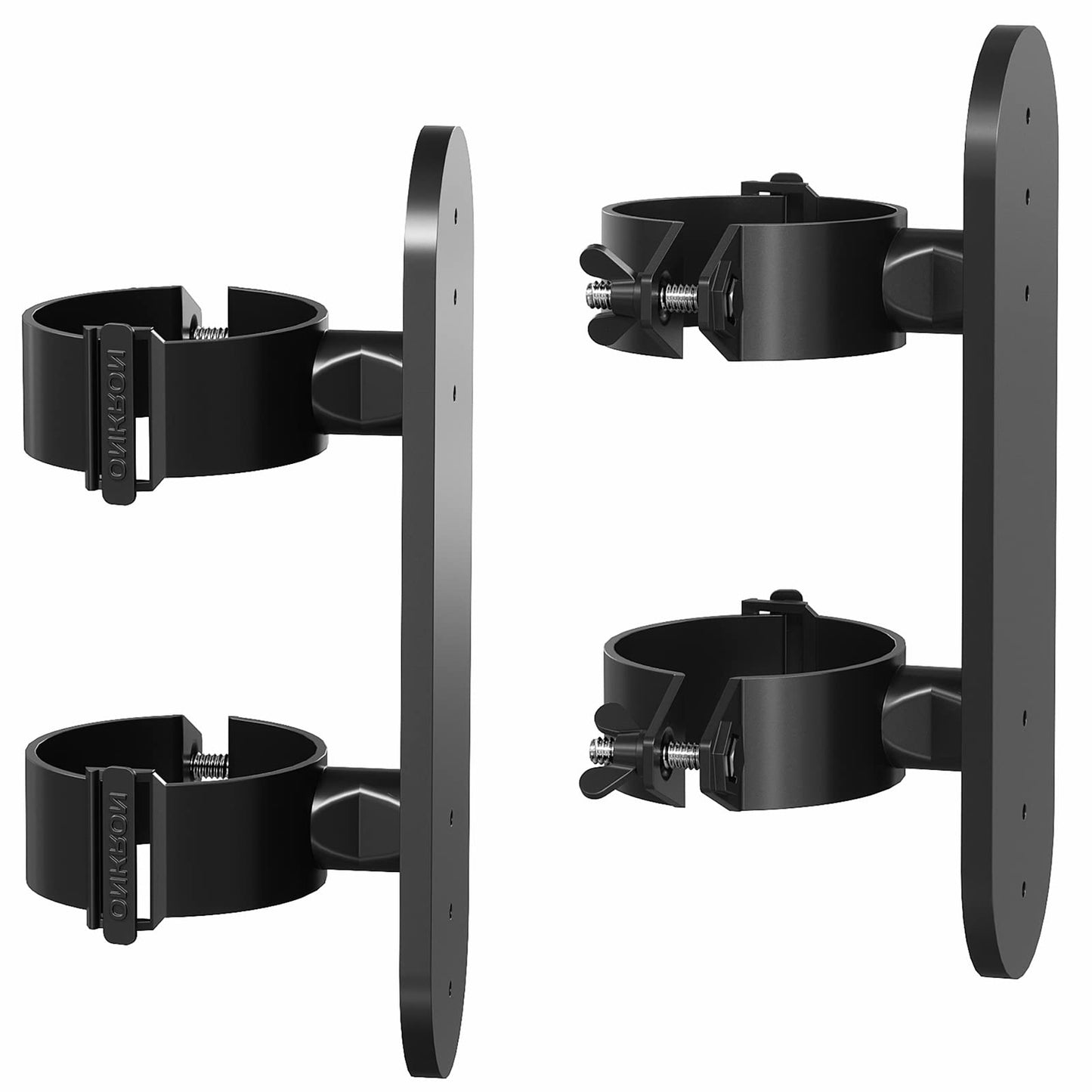 ONKRON TV Ständer TV Standfuss TV Rollwagen Verlängerungs-Netzfilterhalter Halterung für TS1881 ⌀50 mm APS1881 Schwarz