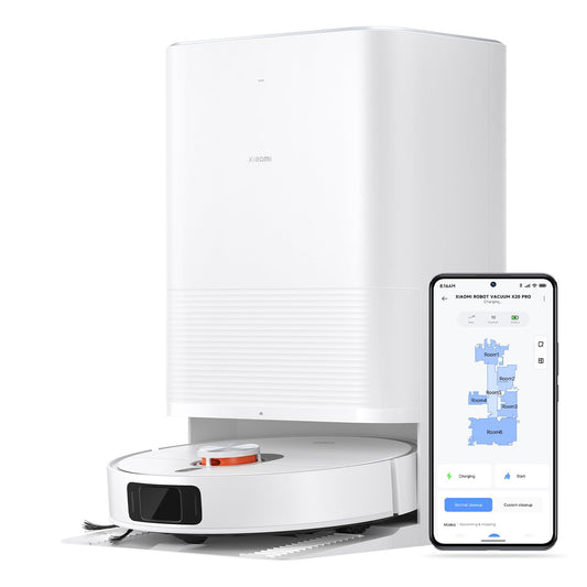 Xiaomi Robot Vacuum X20 Pro – 7000 Pa Saugleistung, duales Moppsystem, 75 Tage Staubbehälterkapazität, 4 Reinigungsmodi und 5200mAh Akku für eine gründliche und smarte Reinigung im Haushalt