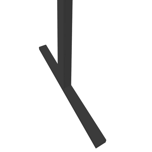 Weber Büroleben GmbH Easy Konferenztisch Bootsform 180x100 cm Nussbaum Besprechungstisch Tisch, Gestellfarbe:Anthrazit