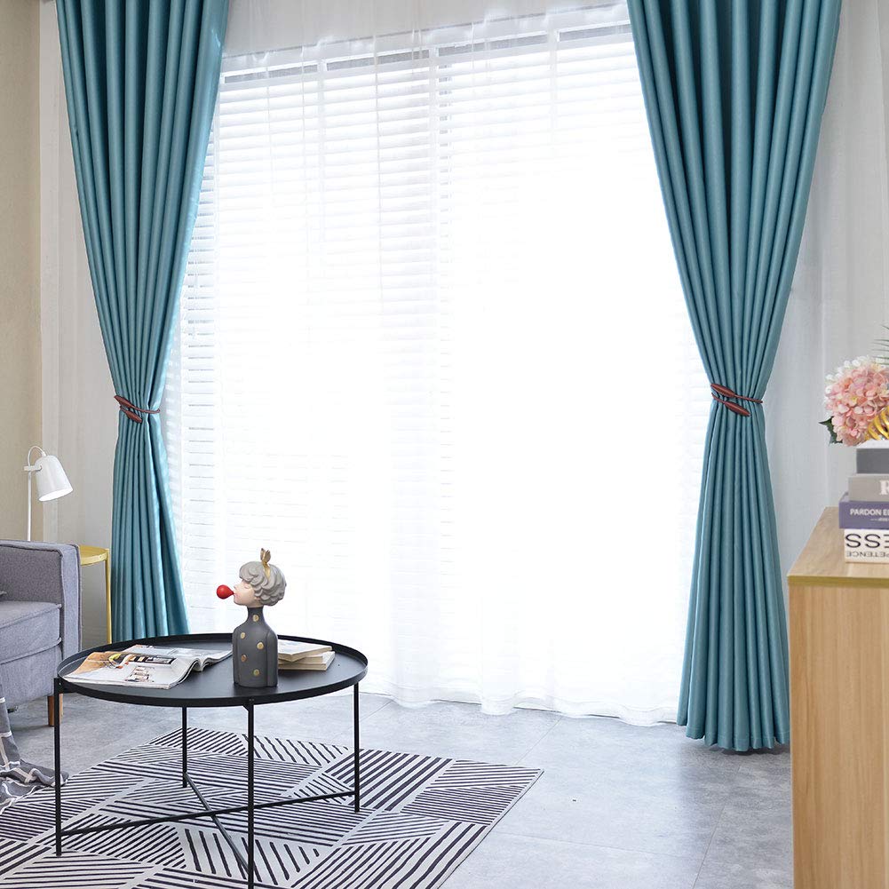 Pretty Jolly 2 Stück DIY Twist Curtain Tiebacks Creative Decorative Drape Tie Backs European Style Random Modelling Curtain Holdbacks for Home & Office Window Blackout & Sheer Drapery (Braun)