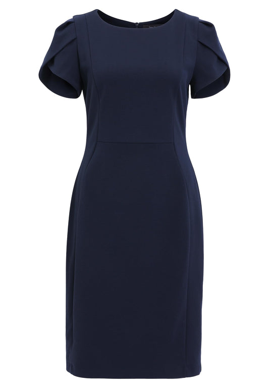 Vera Mont Damen Cocktailkleid Kurzarm Night Sky,44