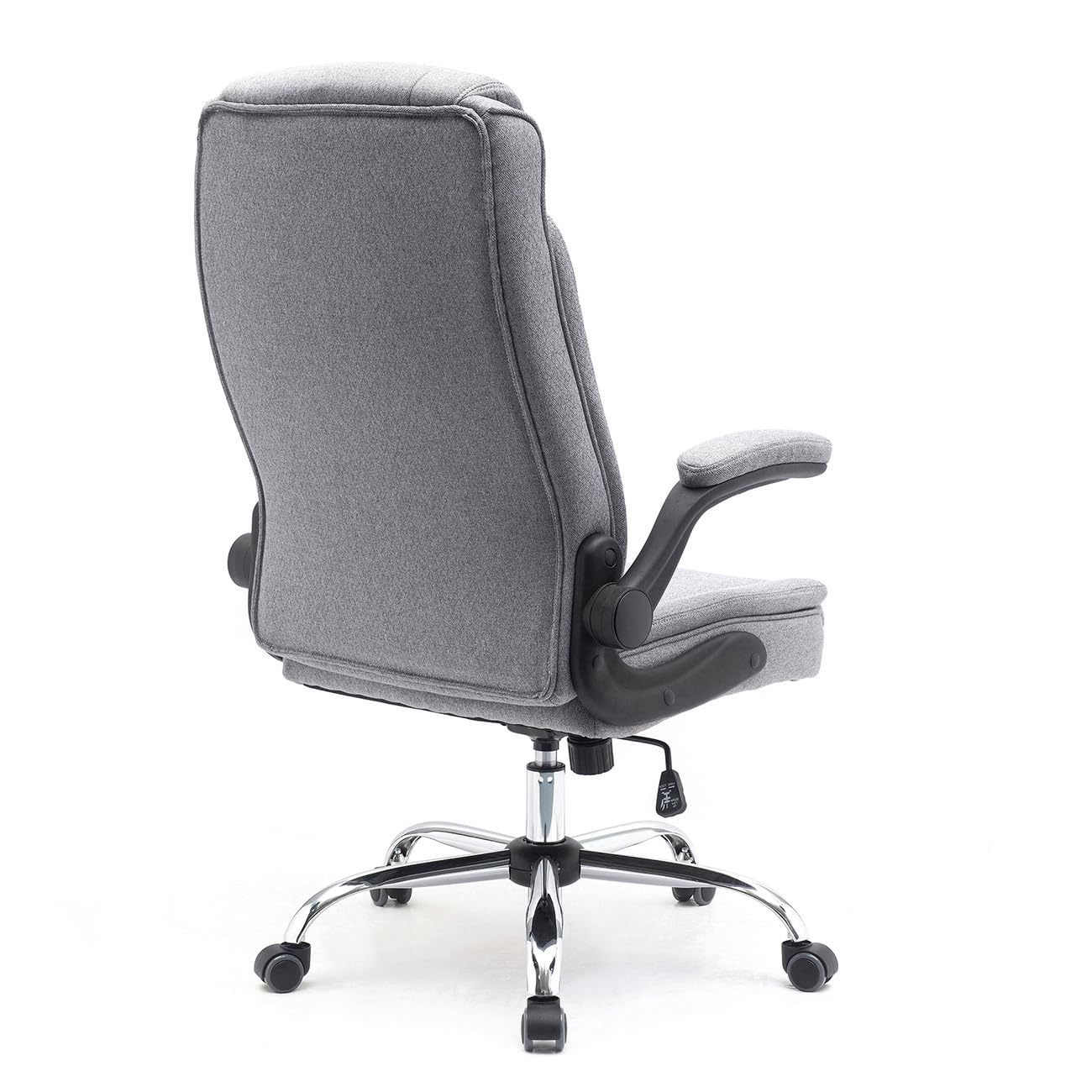 Superkancl ergonomischer Bürostuhl Comfortable mit klappbaren Armlehnen, Grau