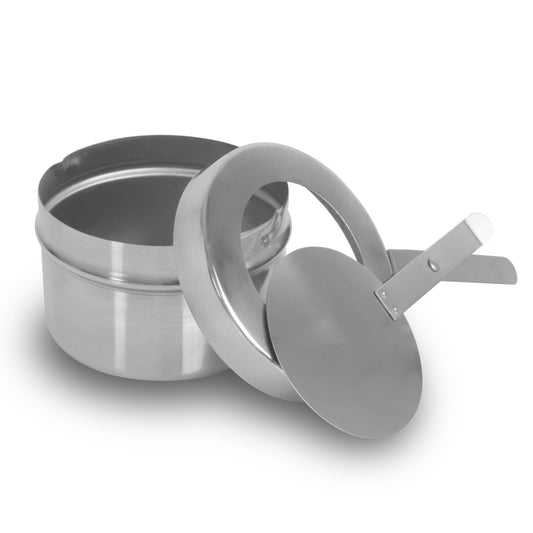 Mahlzeit Edelstahl Chafing Dish rund 4 Liter | Speisenwärmer, Wärmebehälter, Bain Marie Rechaud | Warmhaltebehälter, Chafing Dishes für Buffet Catering Gastro und Party, GN Behälter