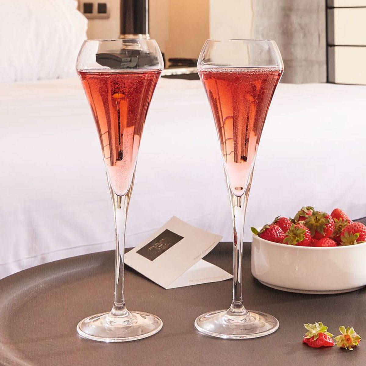 Chef & Sommelier Open Up - Champagnerflöten 200ml - 6 Stück - aus Krysta Kristallglas - Ideal für Festliche Anlässe - Glanz, Transparenz und hohe Widerstandsfähigkeit