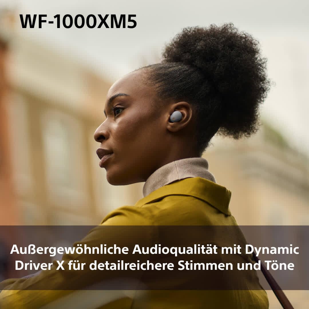 Sony WF-1000XM5 Kabellose Noise Cancelling Kopfhörer, Bluetooth, In-Ear-Kopfhörer, Mikrofon, bis zu 24 Stunden Akkulaufzeit, Schnellladefunktion, IPX4, iOS & Android kompatibel - Rosa