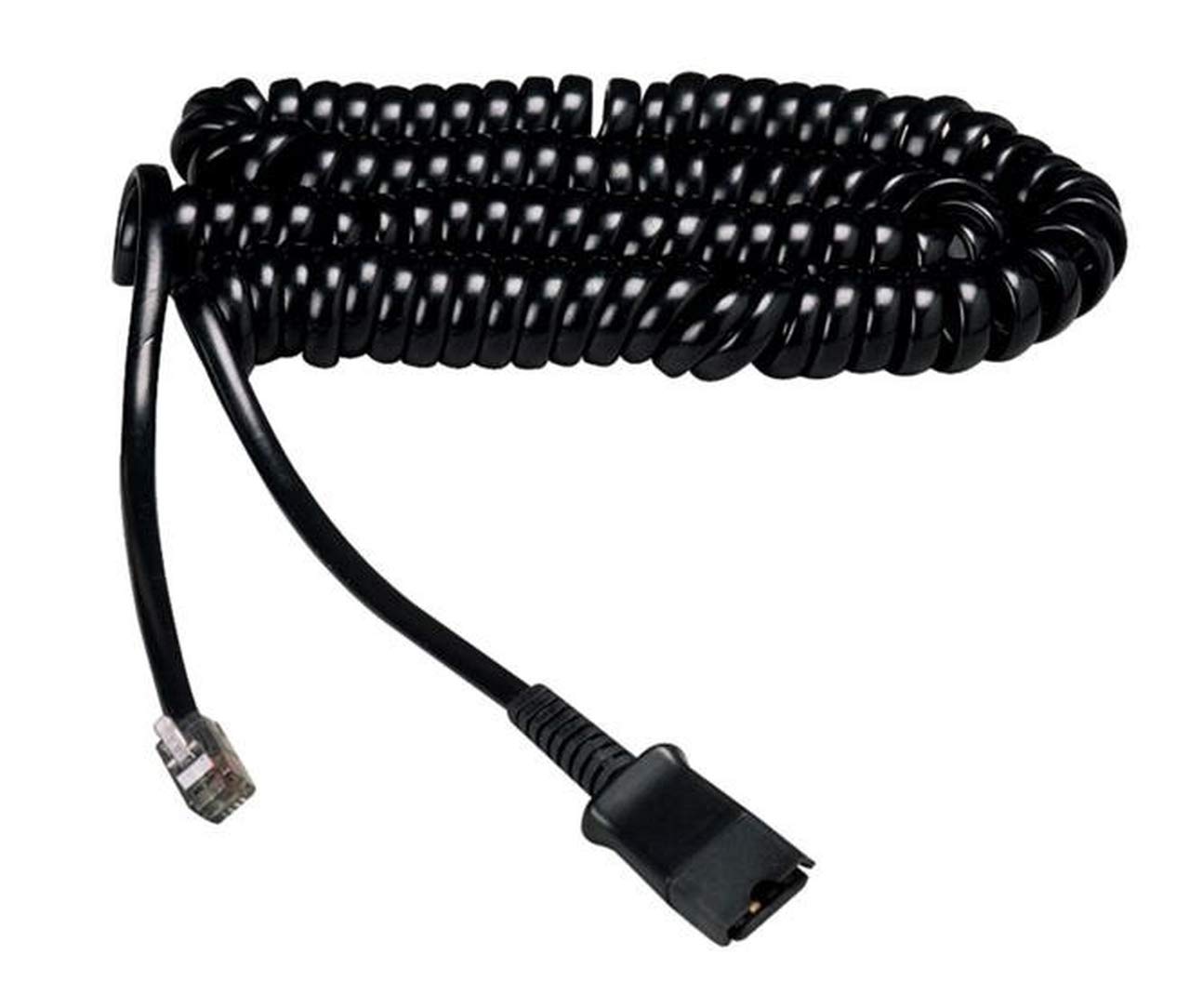 Headset für Mitel MiVoice 6920 IP und 6930 IP-Telefone, inkl. RJ9 Plantronics QD Kabel – QD002 (P) + EAR308