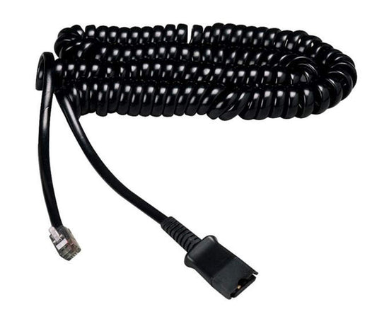 Headset für Mitel MiVoice 6920 IP und 6930 IP-Telefone, inkl. RJ9 Plantronics QD Kabel – QD002 (P) + EAR308