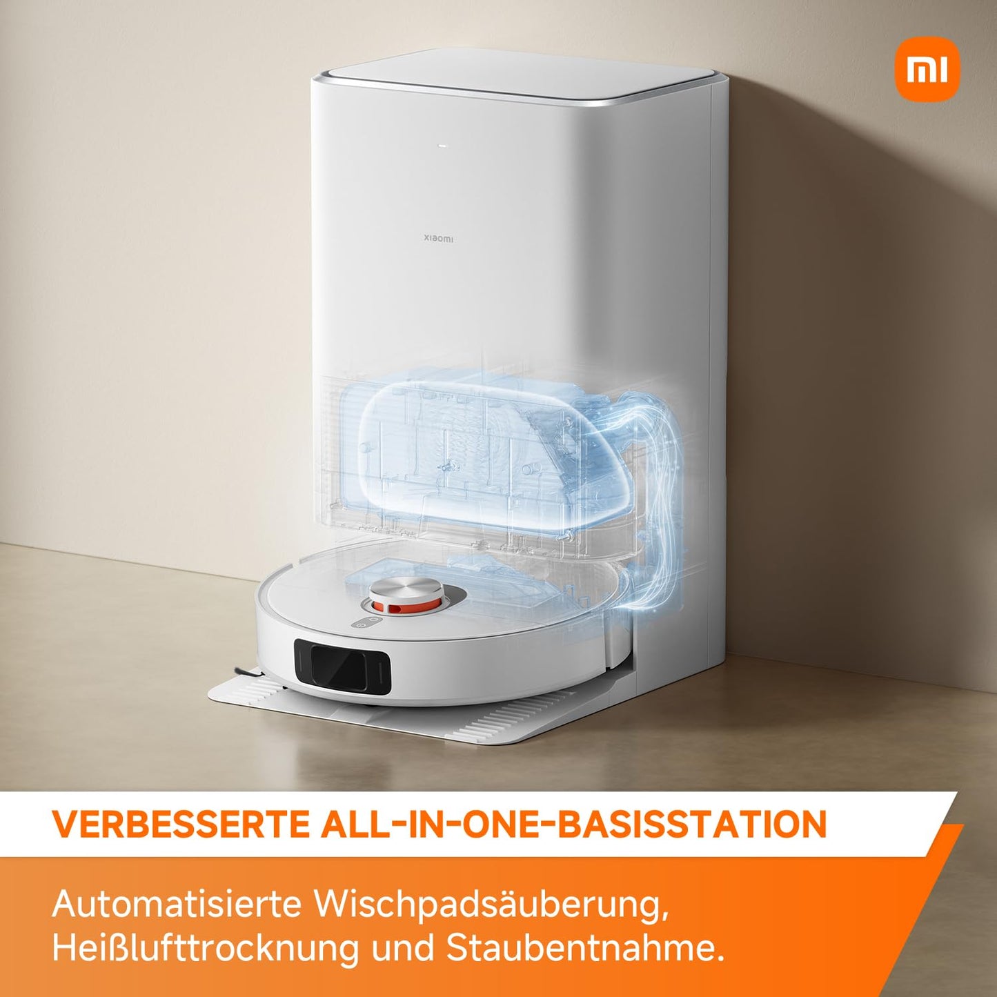Xiaomi Robot Vacuum X20 Pro – 7000 Pa Saugleistung, duales Moppsystem, 75 Tage Staubbehälterkapazität, 4 Reinigungsmodi und 5200mAh Akku für eine gründliche und smarte Reinigung im Haushalt