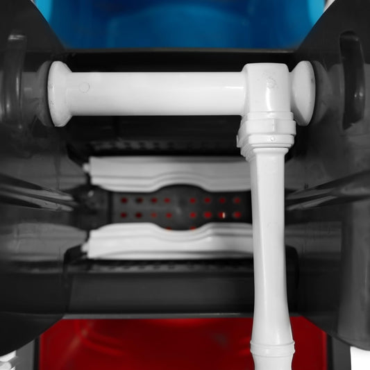Hypafol Putzwagen Reinigungswagen | 2x25l Eimer | Doppelfahrwagen inkl. Moppresse, Utensilbehälter & Abfall-Eimer | für Gebäudereinigung, Hotelservice, Gastronomie, Großküche, Büroreinigung oder Arzt
