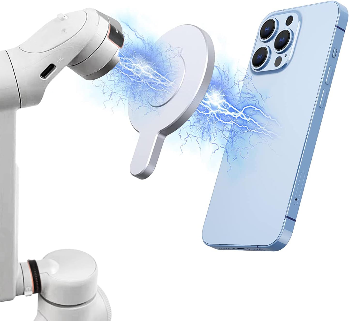 Fotoleey Magnetische Schnellwechselhalterung für Insta360 Flow Pro/Flow