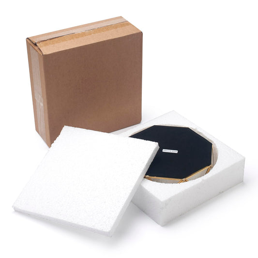 Glas Spiegel Tablett, Gold Tablett, Parfüm Tablett, Make-up Tablett, Dekorative Kosmetik Organizer, Schmuck Organizer für Badezimmer, Schminktisch (Klein)