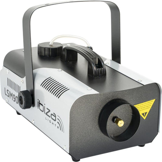 Ibiza - LSM900W - 900W Nebelmaschine mit Fernsteuerung - Schwarz und grau