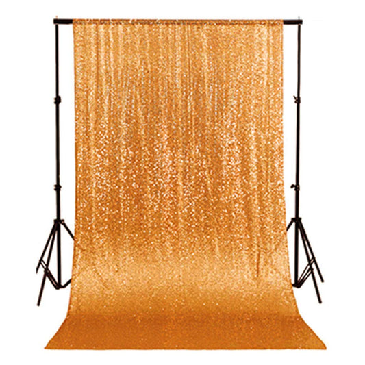 ShinyBeauty Sequin Backdrop - Backdrop Photography and Photo Booth Backdrop for Wedding/Party/Photography/Curtain/Birthday/Christmas/Prom/Other Event Decor - 4FTx6FT(48inx72in) (Gold) by ShinyBeauty