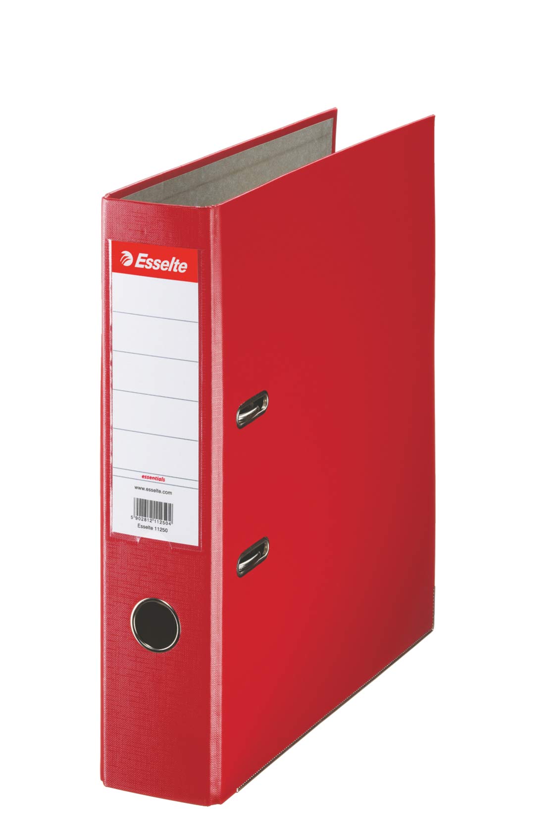 Esselte Ordner, A4, 3er Pack, 75 mm Rückenbreite, Kunststoff, schwarz, 628327
