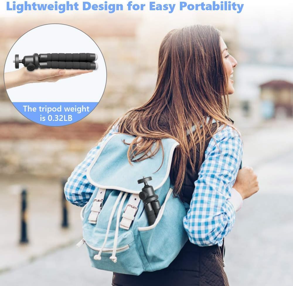UBeesize Handy Stativ, Mini Stativ für Smartphone und Kamera, Handy Stativ Ständer mit Wireless Fernbedienung