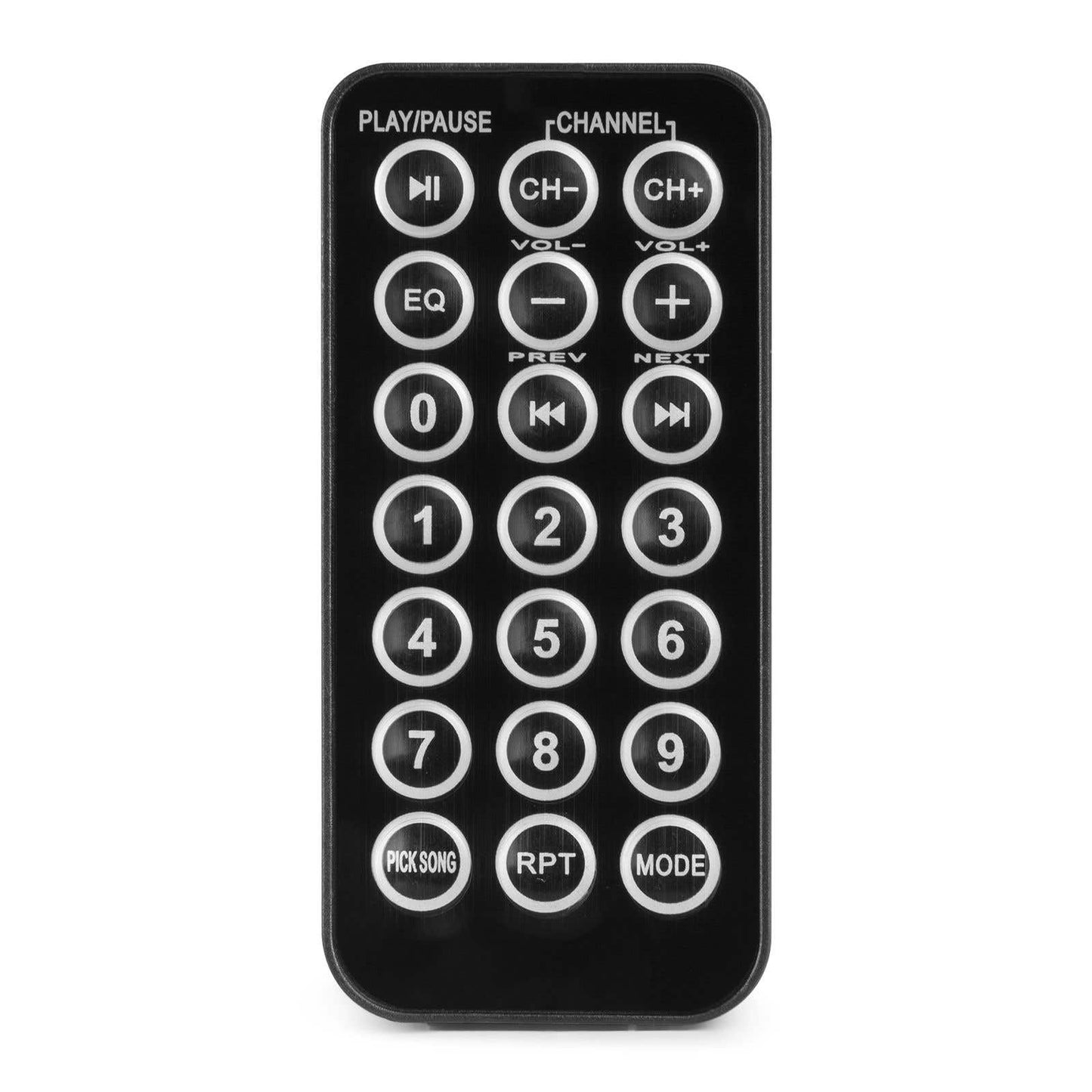 Vonyx VPA1000 PA Verstärker Endstufe 1000 Watt Leistungsverstärker 2x 500 W mit Bluetooth,MP3-Player, USB, SD, 19 Zoll Rack, 2U, RCA Cinch IN, NL2 Out, 6,3mm Klinke IN-OUT, VU-Meter - Schwarzweiß