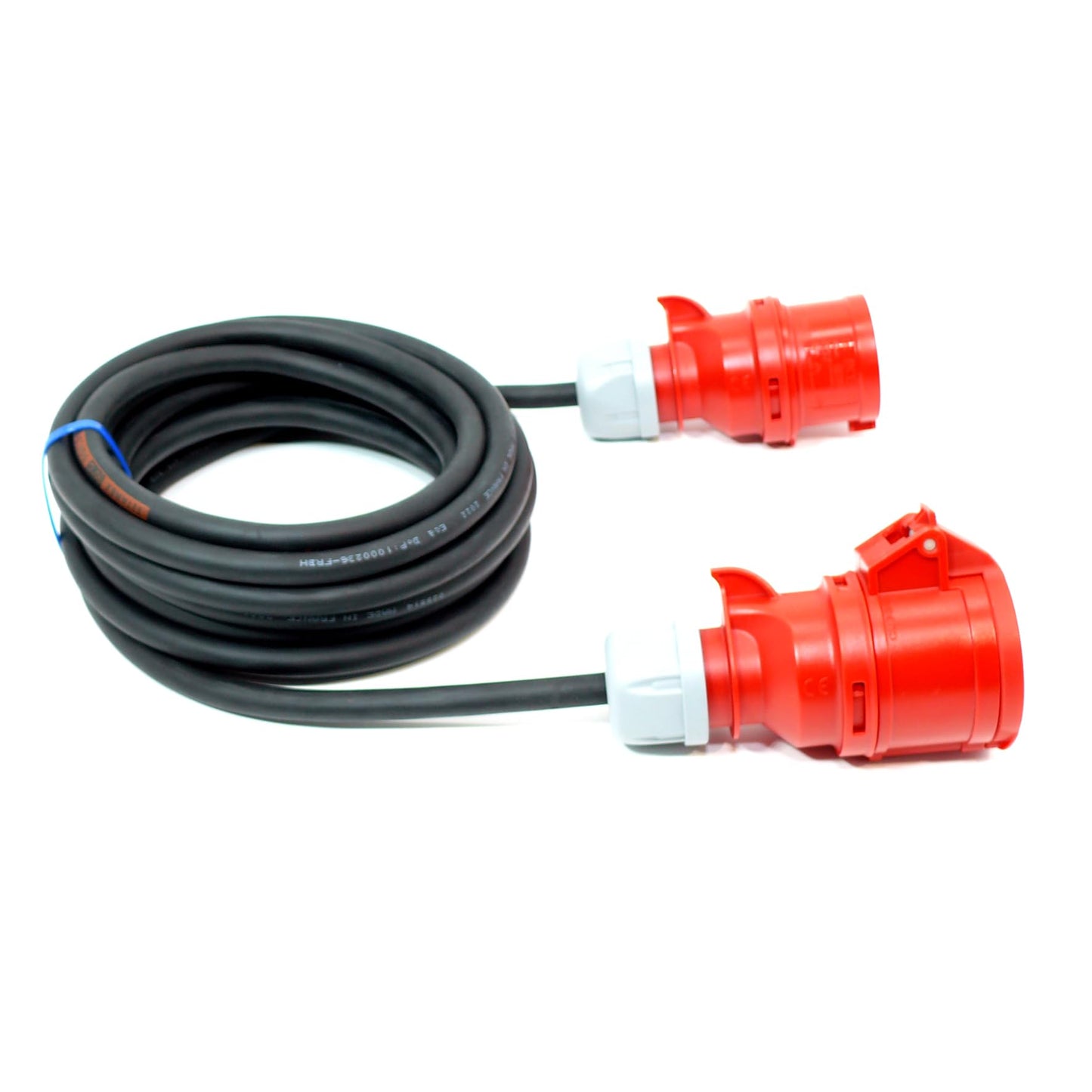 CEE Starkstromkabel (1,5m-50m) 16A Verlängerungskabel Titanex H07RN-F 5x1,5mm² mit PCE Shark Stecker und Kupplung, Business-Line von Event-Kabel (3 Meter)