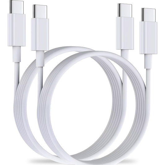 iPhone 15 ladekabel,USB C Kabel 2Stück 1M 60W USB C auf USB C Schnellladekabel PD3.0 USB C Ladekabel Für iPhone 15/15Pro/15ProMax,Samsung S23/S22/S21 Serie, Huawei Typ-C-Geräten usw