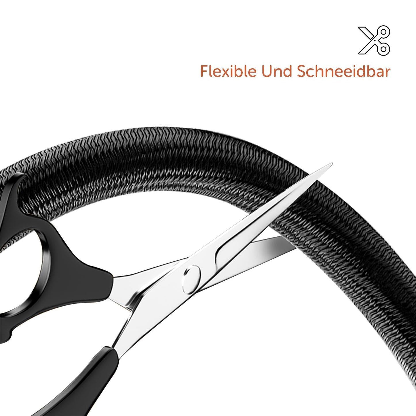 shinfly 13mm-3m Kabelschlauch Selbstschließend Schwarz, Kabelmanagement, Flexibler Kabelkanal für TV und Computer, Versteckten Kabelschutz und Kabelverwaltung