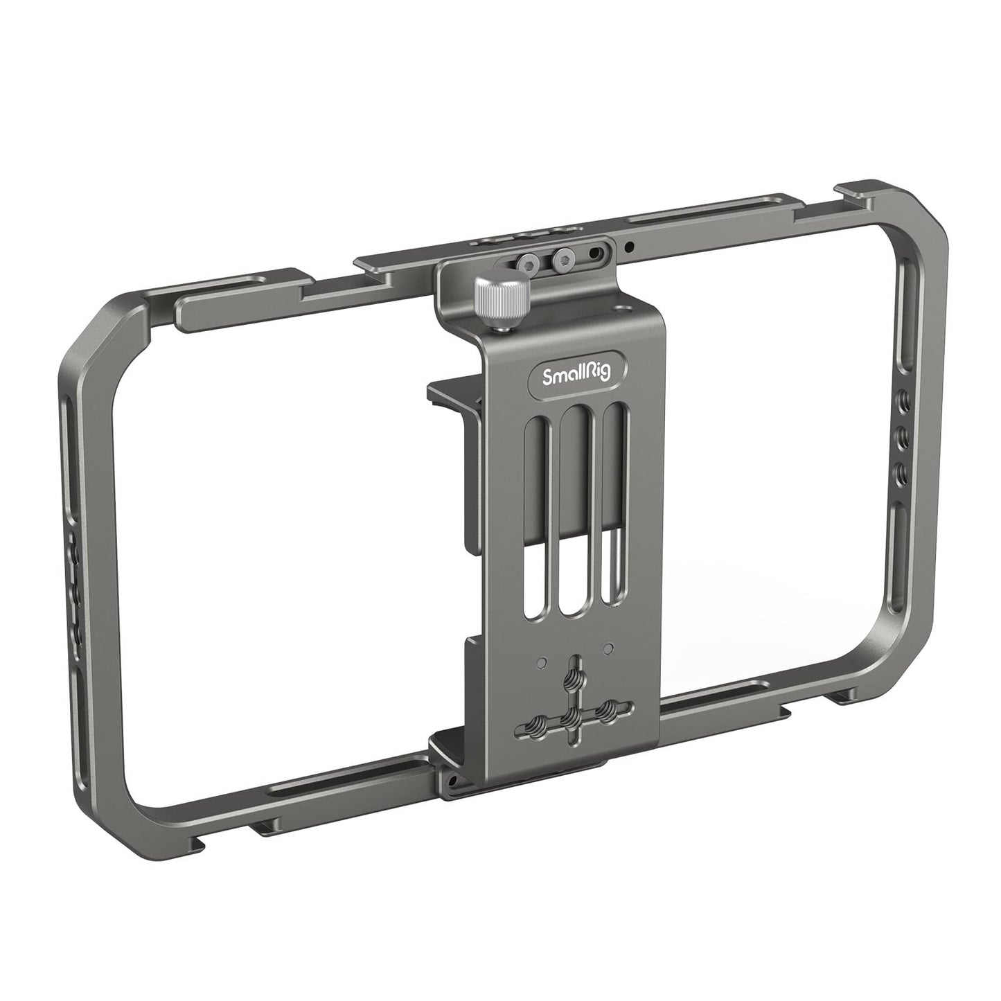 SMALLRIG Smartphone Video Rig, Fotografie Filmerstellung mit 2 Cold Shoe Mounts Handy Video Stabilisator für Video Projektor videomaker für iPhone 16 Pro Max 16/15/14/13 Serie für Samsung -2791B