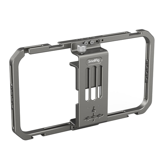 SMALLRIG Smartphone Video Rig, Fotografie Filmerstellung mit 2 Cold Shoe Mounts Handy Video Stabilisator für Video Projektor videomaker für iPhone 16 Pro Max 16/15/14/13 Serie für Samsung -2791B