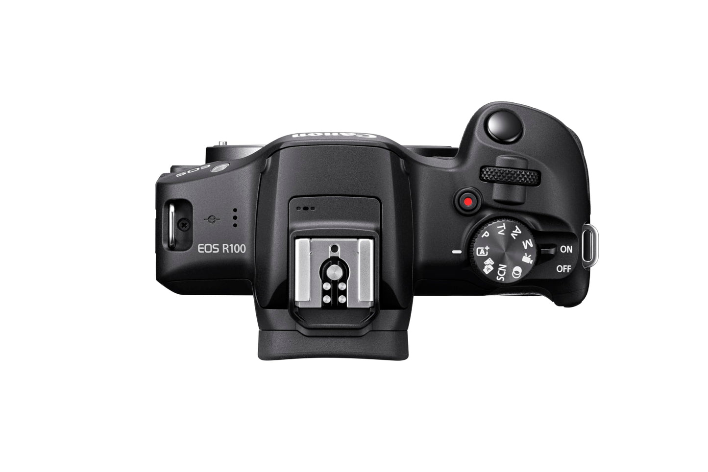 Canon EOS R100 + RF-S 18-45mm F4.5-6.3 is STM Objektiv + Kameratasche + 64GB SD-Karte (Spiegellose Digitalkamera, 4k Videokamera, 24,1 Megapixel, Bildstabilisator, Objektivsteuerring, WLAN) schwarz