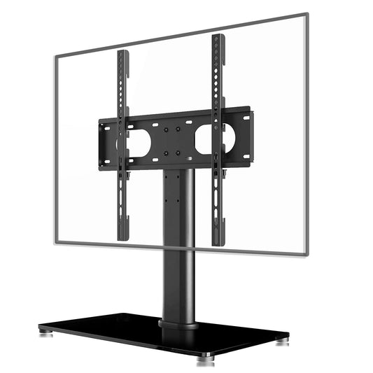 suptek TV Standfuss Universal TV Ständer für 17-55 Zoll LCD LED Fernseher oder Monitore bis zu 40 KG, Max.VESA 400X400mm Höhenverstellbar TV Standfuß Fernseher Standfuss(TS001-02)