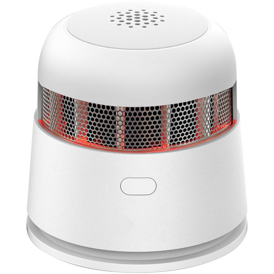 SECAIR Rauchmelder 10 Jahre Batterie, Mini Brandmelder,Feuermelder Entsprechend EN14604,Photoelektrischer Rauchwarnmelder mit Stummschaltungstaste,ZR170S,1er Set