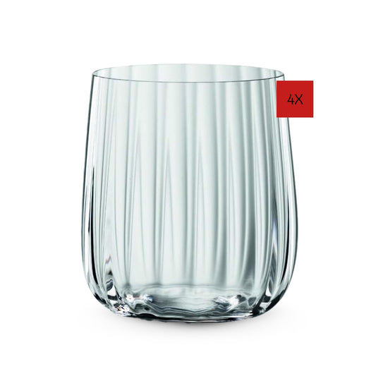 Spiegelau 4-teiliges Gläser Set, 340 ml, LifeStyle, 4450175, Trinkgläser aus Kristallglas, Tumbler spülmaschinenfest
