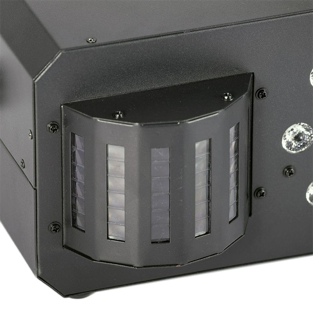 ETEC Professional LED Partybox FX-3 DMX Derby Magic Ball Stroboskop Moonflower DJ Effekt Disco Wash Jelly Astro Ball Veranstaltung Bühnenbeleuchtung Party Show Farbmischung