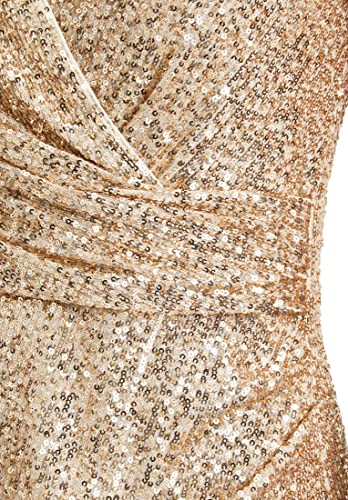 Vera Mont Damen 4652/4160 Kleid, Gold/Silver, 42