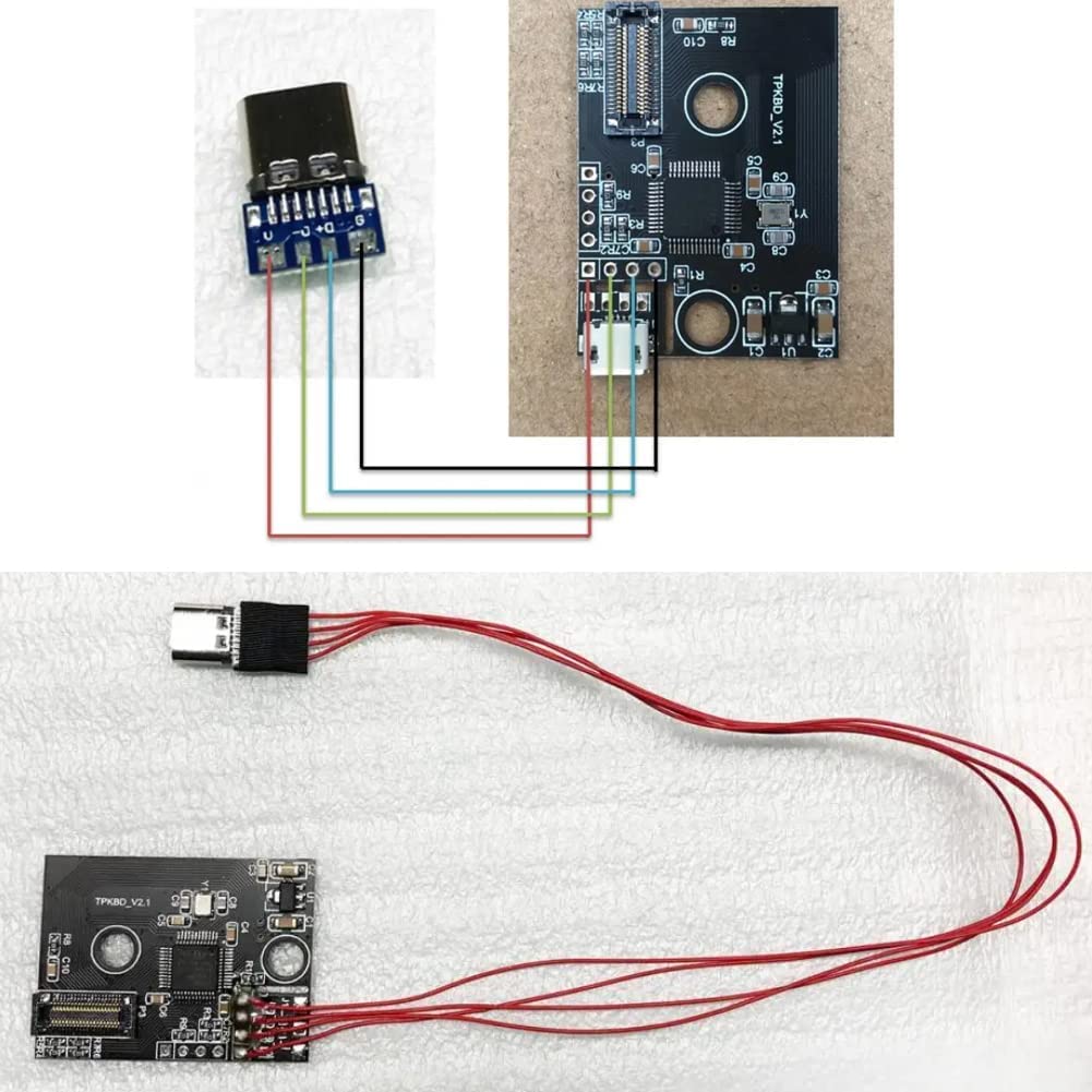 PENGLIN 10 STÜCKE USB 3.1 Typ C Stecker 24 Pins Stecker Adapter zum Löten von Draht und Kabel 24P PCB Board Support-Modul