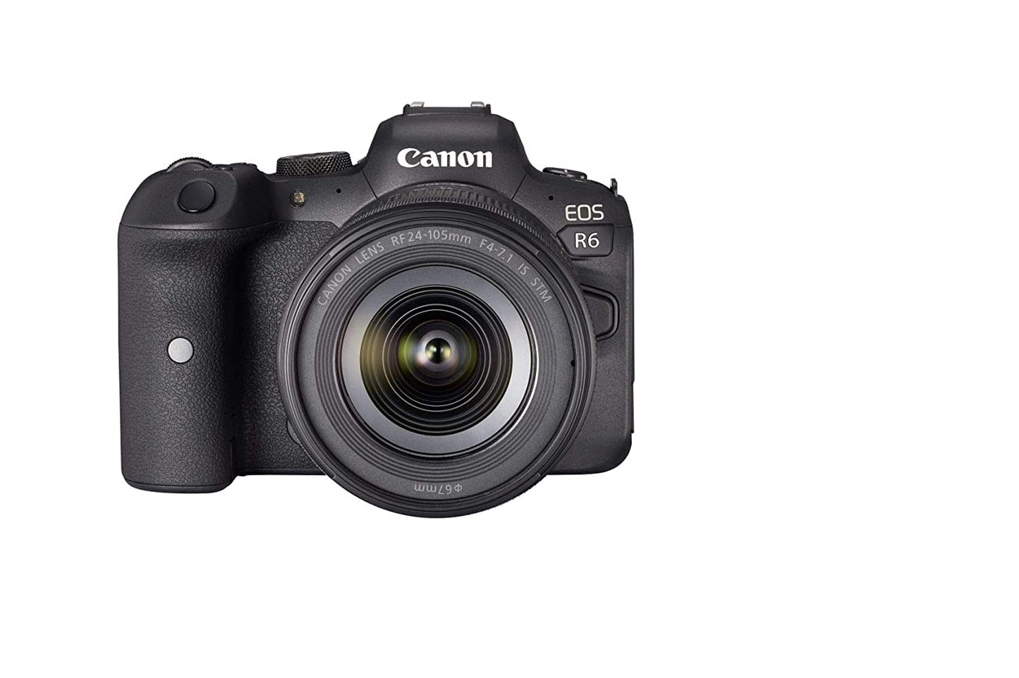Canon EOS R6 Vollformat Systemkamera - Gehäuse + Objektiv RF 24-105mm F4-7.1 IS STM (spiegellos, 20,1 MP, 4K UHD, 5 Achsen Bildstabilisator, 7,5cm vari angle LCD II, WLAN, Bluetooth, USB 3.1), schwarz