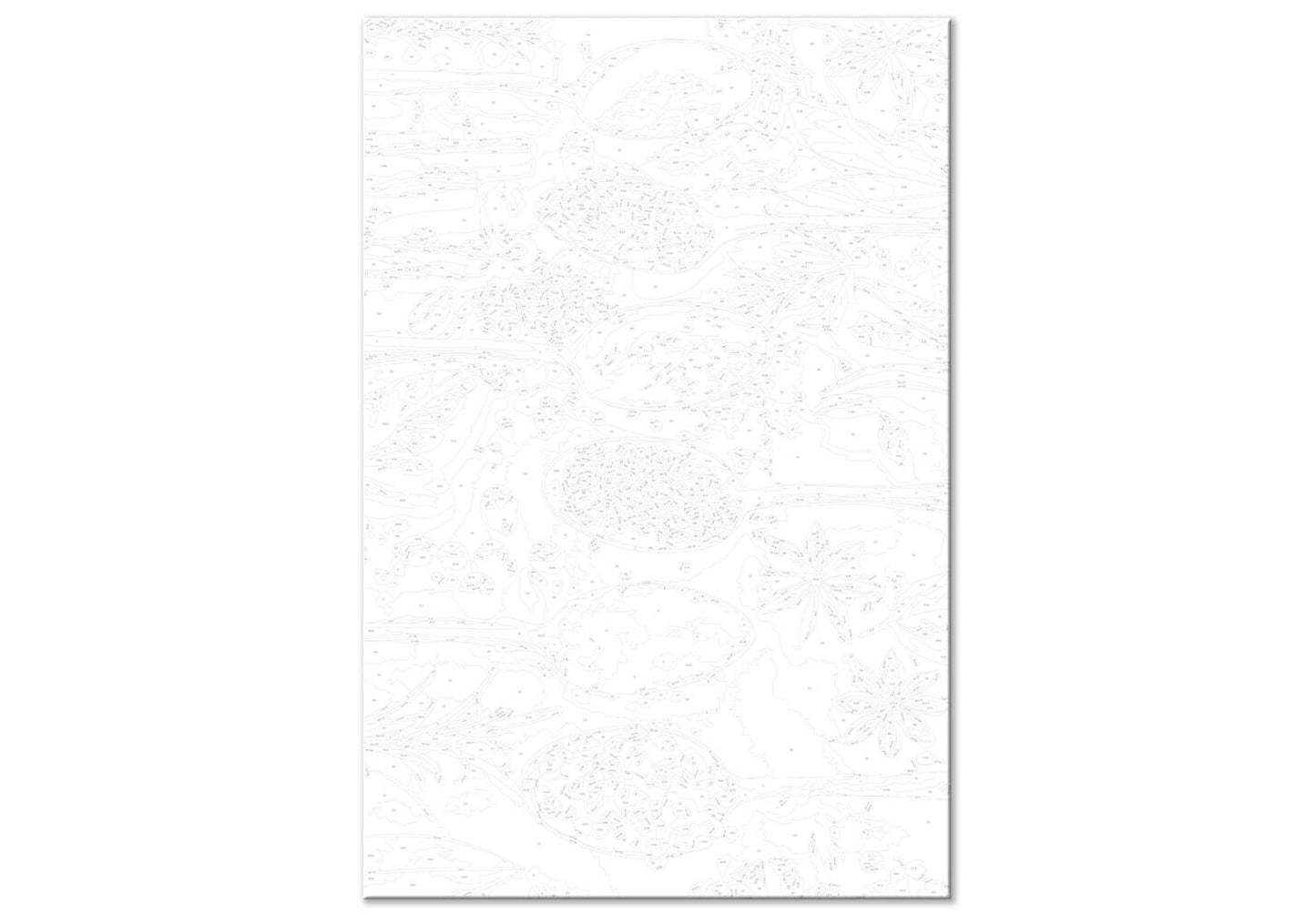 murando - Malen nach Zahlen Gewürze auf Löffeln Küche Kräuter 40x60 cm Malset mit Holzrahmen auf Leinwand für Erwachsene Kinder Gemälde Handgemalt Kit DIY Geschenk Dekoration