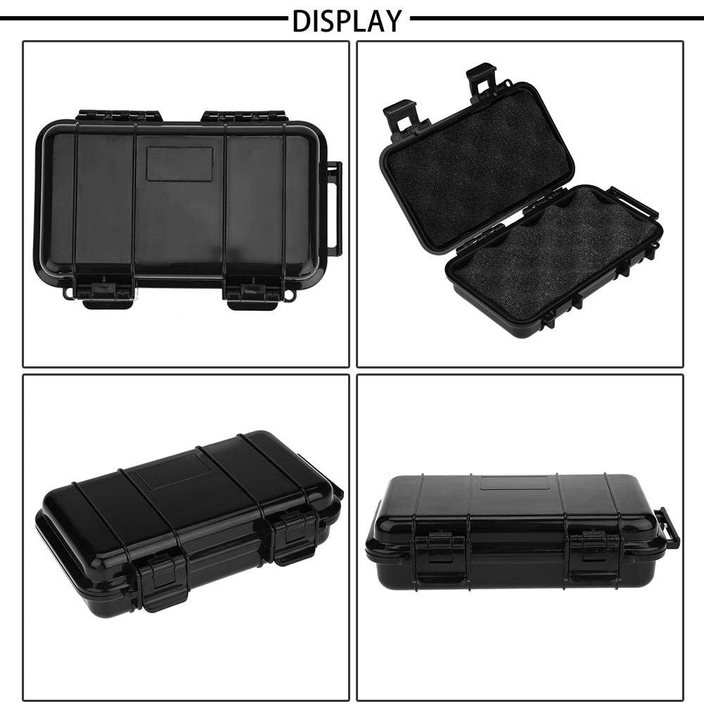 MAGT Wasserdichte Box, Stoßfester Druckfester Wasserdichter Versiegelter Survival Aufbewahrungskoffer für Außenbereich(Typ B)(190 * 120 * 52mm)