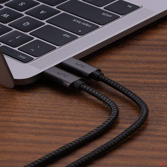 uni USB C zu DisplayPort-Kabel (4K@60Hz, 2K@165Hz), 1m/3ft Thunderbolt 3/4 zu DisplayPort-Kabel, Kompatibel für iPhone 15 Pro Max, MacBook Pro, MacBook Air, iPad Pro, XPS, Surface Book usw.