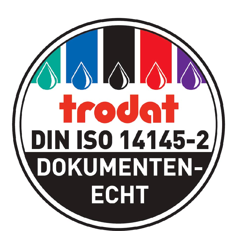 Trodat Ersatzkissen 6/4750/2 für Printy 4750, 4755 und Serie 4750/L, Stempelfarbe blau rot, 2er-Pack