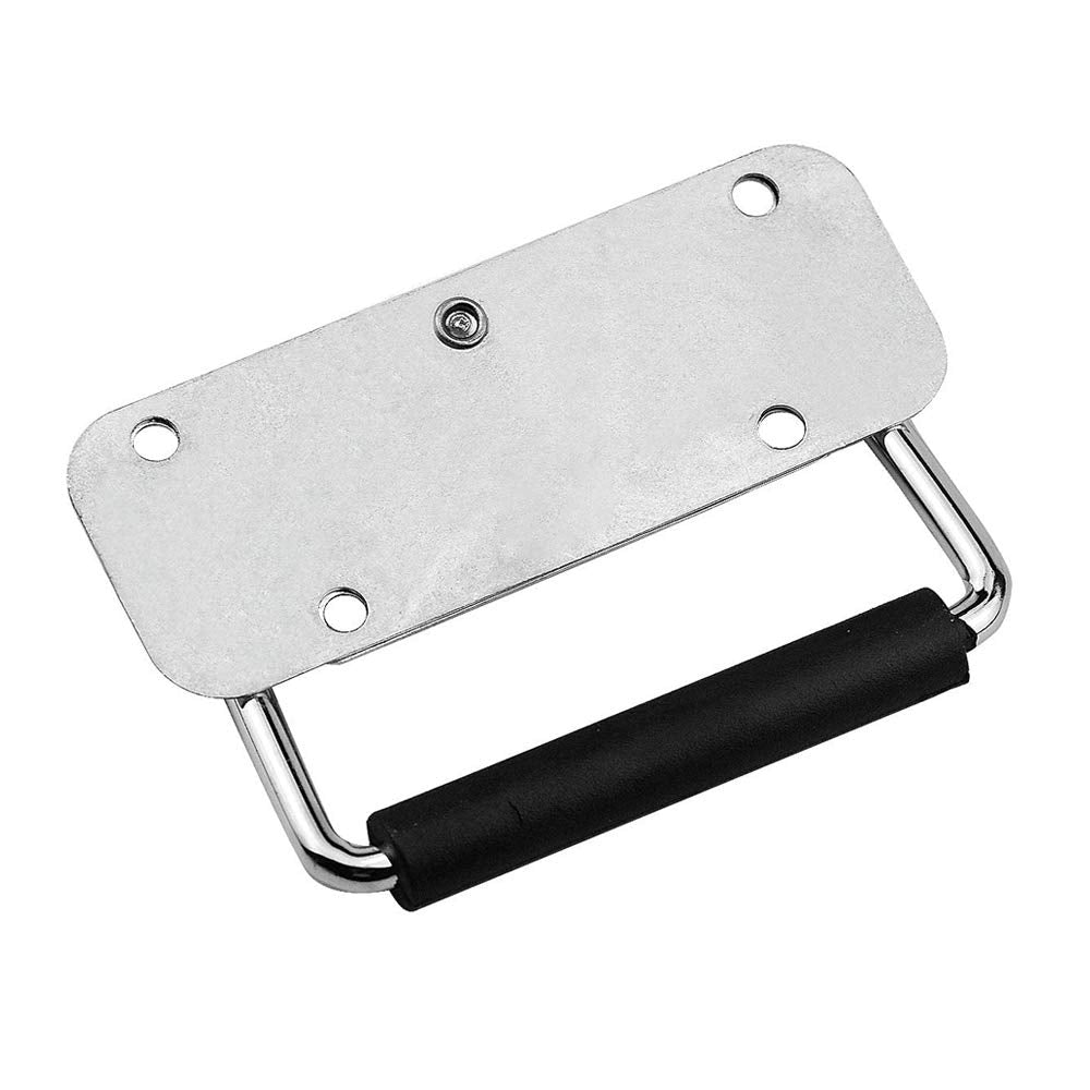 Gobesty 2 Stück klappgriff, Hardware Boxen Gefedert kistengriff, Silber Griffe Griff Tragegriff für Toolbox Tür (110mm)
