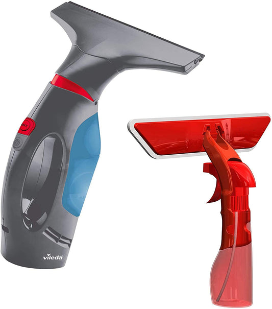Vileda Windomatic Power Blue Fenstersauger, mit Spray Einwascher
