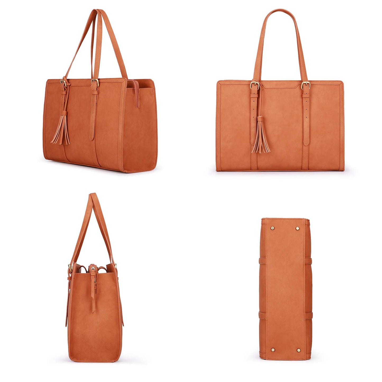 ECOSUSI Laptoptasche 15,6 Zoll Aktentasche Damen handtasche damen Groß Handtasche Business Arbeitstasche Bürotasche Damen Notebooktasche Shopper damen groß