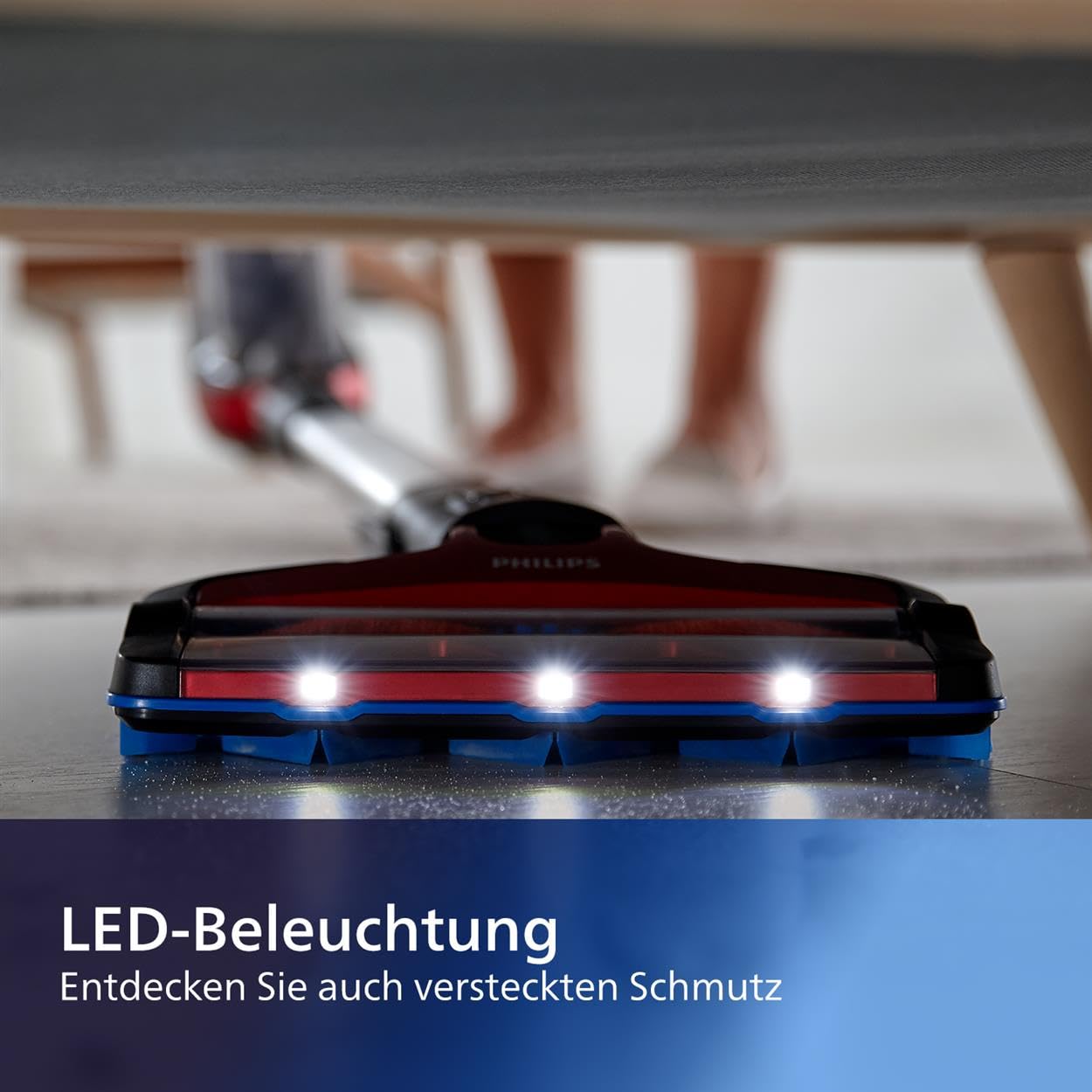 Philips SpeedPro Max Kabelloser Staubsauger – 2in1-Gerät, Staub- und Handstaubsauger, bis zu 65 Minuten Laufzeit, 360-Grad-Saugdüse (XC7042/01)